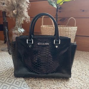 Michael kors alligator embossed bag